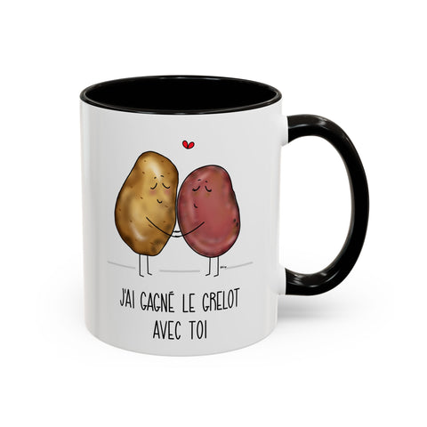 Tasse j'ai gagné le grelot avec toi