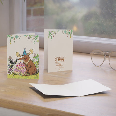 Wapi Le Wapiti Birthday Card